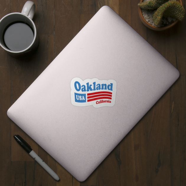 Oakland California - CA, USA - American Flag 4th of July by thepatriotshop